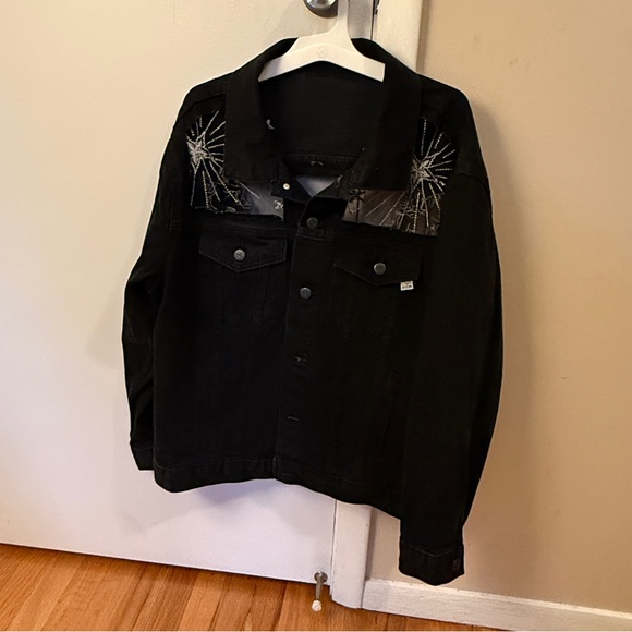 Large Dragon Denim Cosmic Jacket! - Picture 5 of 5